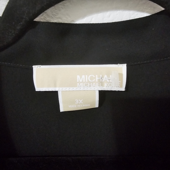 Michael Kors blouse blk and gold size 3X - Picture 6 of 6